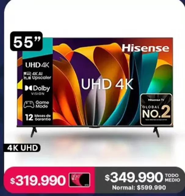 Hisense - UHDAK AQUAD. OAOE. 4K UHD. 4K
