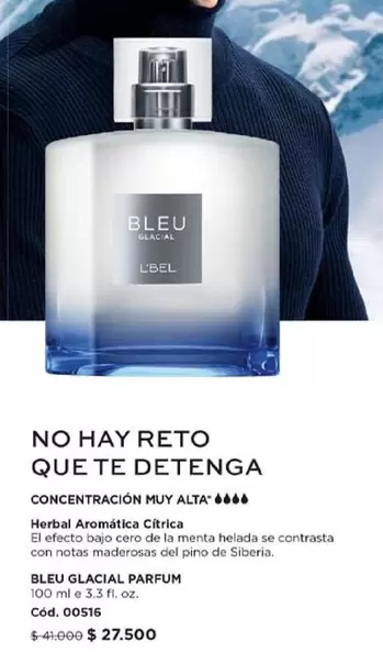 Blueu Glacia/ Parfum - Hebra Aromatisica Ctrica