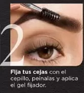 Fila Tus Cejas Con El Cepillo, Peinalas Y Aplica El Gel Fijador