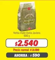 Doña Javiera - Yerba Mate Doña