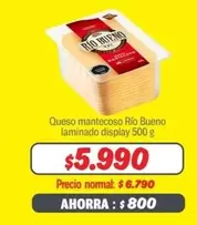Rio Bueno - Queso Mantecoso Laminado Display