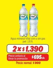 Vital - Agua Mineral Con O Sin Gas