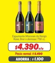 Misiones de Rengo - Espumante Misiones De Rango Rose, Brut O Demisec