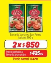 San Remo - Salsa De Tomates Italiana