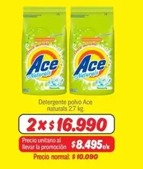 Ace - Detergente Polvo Naturals