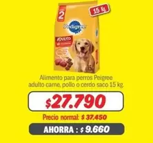 Pedigree - Peigree - Alimento Para Perros Adulto Carne, Pollo O Cerdo Saco