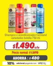 Familand - Familiand - Shampoo O Acondicionador