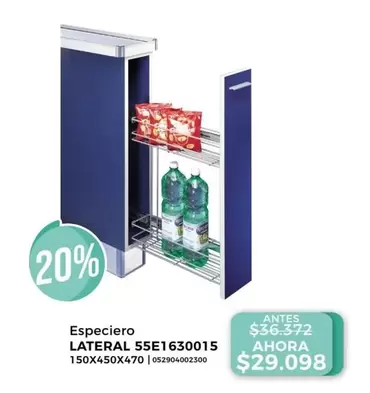 Lateral - Especiero 55E1630015