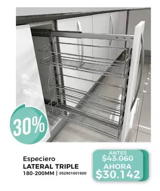 Lateral Triple - Especiero