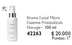 Essence - Bruma Facial Micro  Proceuticals Novage+ 100 Ml