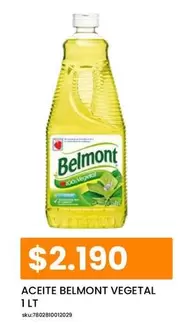 Belmont - Aceite Velmont Vegetal