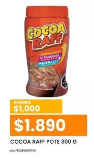 Cocoa Raff -  Pote 300 G