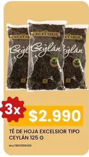 Ceylán - Ceylan - Té De Hoja Excelsior Tipo