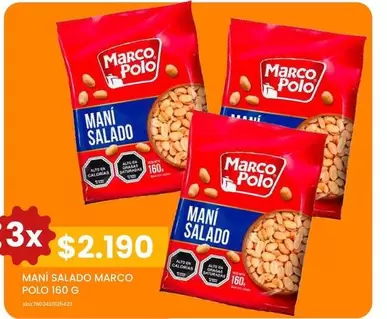 Marco Polo - Marco - Maní Salado Pollo