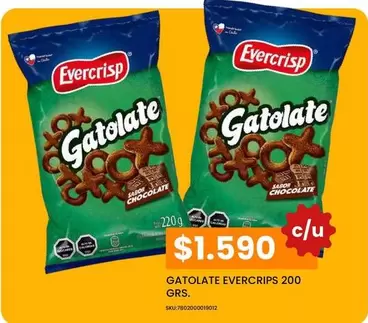 Evercrisp - GATOLETE EXERCRIPS 200 GRS