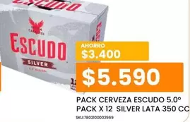 Escudo - Silver - Pack Cerveza  5.000