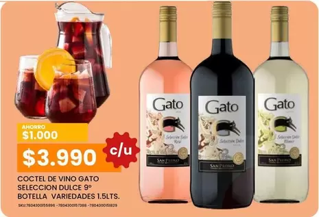 Gato   - Gato - Coctel De Vino  Selection Dulce