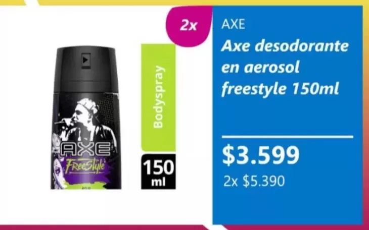 FreeStyle - Axe - Desodorante En Aerosol Freestyle