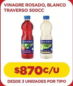 Traverso - Vinagre Rosado, Blanco
