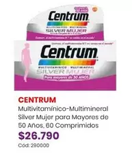 Centrum - Multivitamínico-multimineral Silver Mujer Para Mayores De 50 Años