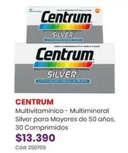 Centrum - Multivitaminico Multimineral Silver Para Mayores De 50 Anos