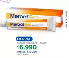 Merpal - Diclofenaco Gel