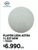 Astra - Bp - Plafon Leda  1l E27 60w