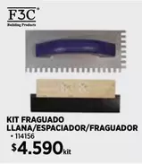 F3C - Kit Fraguado Llana/Espaciador/fraguador