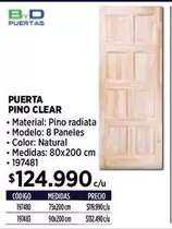 Clear - BXd - PURETA PINO CLEAR