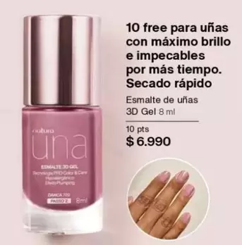 Natura - 10 Free Para Unas Con Máximo Brillo E Impecables Por Más Tiempo. Secado Rápido