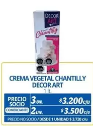 Decor - Crema Vegetal Chantilly