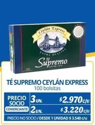Ceylán - Te Supremo