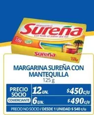 Sureña - Margarina Con Mantequilla