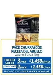 Abuelo - Receta - Pack Churrascos De