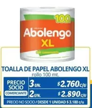 Abolengo - Toalla De Papel Xl