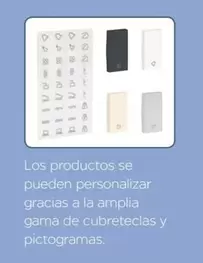 Los Productos Se Pueden Personalizar Gracias A La Amplia Gama De Cubreteclas Y Pictogramas
