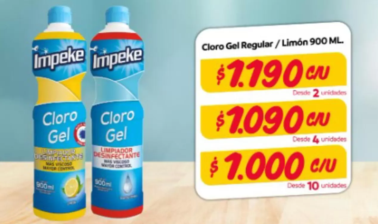 Impeke - gel regular / limon 900 ml