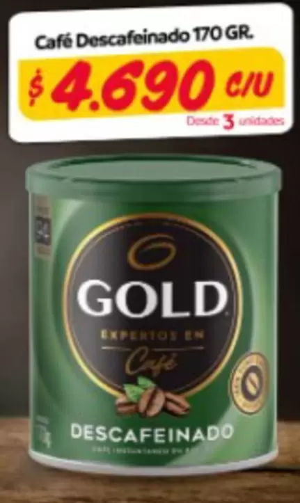 Gold - Café Descafeinado