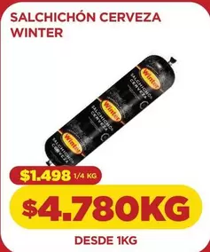 Winter - Salchichon Cerveza