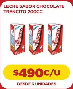 Trencito - Leche Sabor Chocolate
