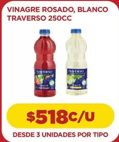 Traverso - Vinagre Rosado, Blanco