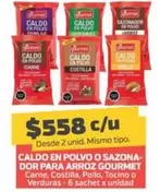 Gourmet - Caldo En Polvo O Sazona Dor Para Arroz