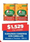Dos Caballos - Duraznos Conserva - Conserva