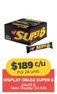 Valor - 8 - Display Oblea Super