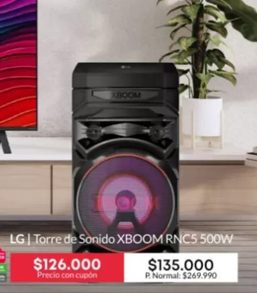 LG - Torre De Sonido Xboom Rnc5 500w