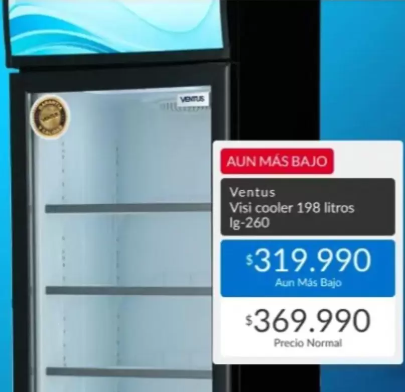 Ventus -  Visi Cooler 198 Litros