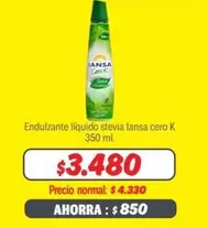 lansa - Endulzante Líquido Stevia Larsa