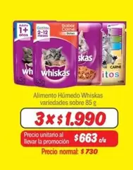 Whiskas - Alimento Húmedo