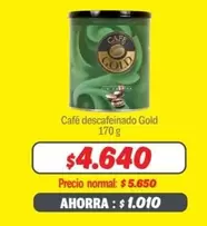 Gold - Cafe Descafeinado