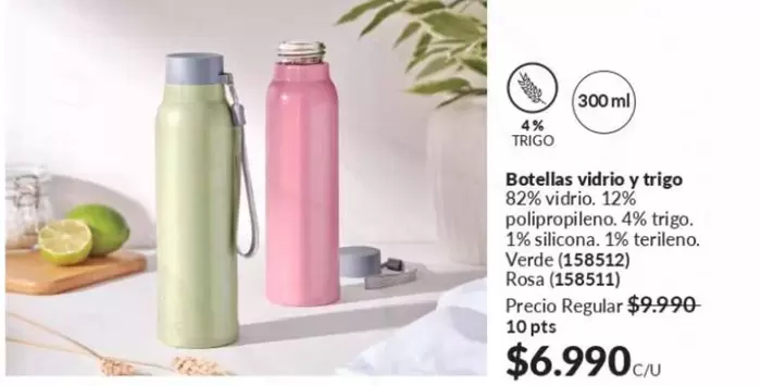 Botellas Vidrio Y Trigo